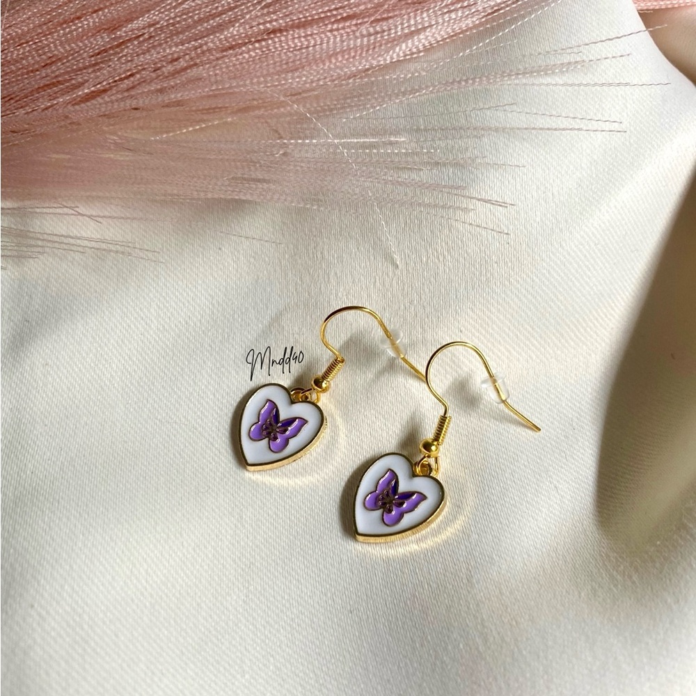 LAST ONE - Handmade Butterfly Earrings